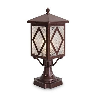 Ландшафтный светильник 14*14*-33 см, 1*E27*40W, Voltega Хейм / Heim VGL7210FL-01BR, Бронза