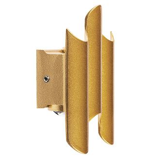 Светильник светодиодный уличный 10*4 см, 3W 3000K Lightstar Bosso 341333 Золото