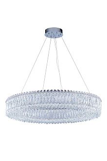 Люстра Ø800*H130(1500), мм, 160W 3000-6000K, CHROME(ХРОМ) NewRgy E79-ф800*H130 CHROME