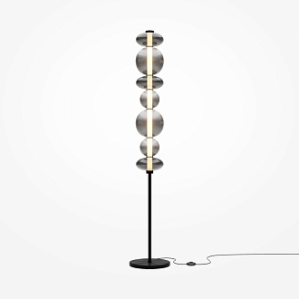 Торшер 28*163 см, LED, 40W, 3000К, Maytoni Futuro MOD307FL-L40B3K черный