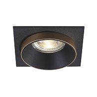 Встраиваемый светильник 9 см, Crystal Lux CLT 044C1 BL-BL-GO, черный-золото, вр 6,2 см