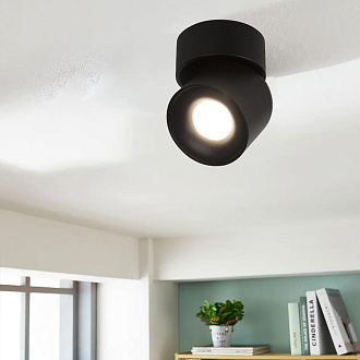 Светильник 8 см, 7W, 4000K, Loft It Tictac 10180 Black 4000K, черный