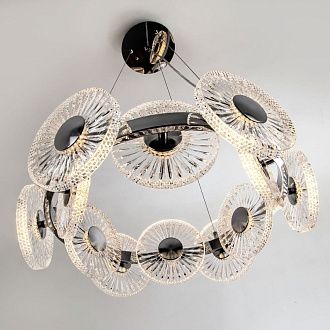 Подвесная люстра *63*150 см, LED 144W, 3000 / 6000K, Хром MODESTYLE MS.1831.12 CR