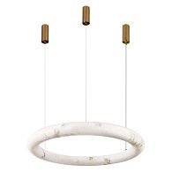 Подвесной светильник 100 см, 85W, 3000K, Loft IT Oslo acrylic 10547/1000, латунь