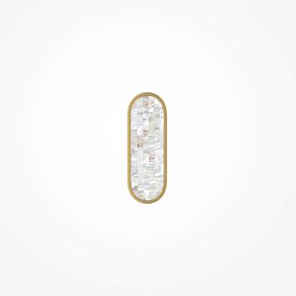 Бра 4,4*10,7*-30 см, *LED*15W, 2700-4000K, Maytoni Perlamour MOD429WL-L15BSK, Латунь