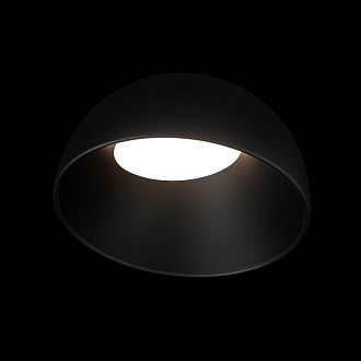 Потолочный светильник 35 см, 24W, 4000K, Loft IT Egg 10197/350 BB, черный