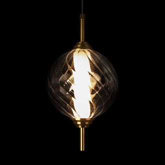 Подвесной светильник *15*-27,5 см, 1*LED*30W, 4000K, LOFT IT Helix 10421/B Smoke, бронзовый