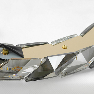 Люстра подвесная 80*150 см, 1*LED*25W 4000K блестящее золото Lussole Citrus LSP-7157