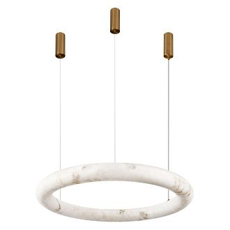 Подвесной светильник 100 см, 85W, 3000K, Loft IT Oslo acrylic 10547/1000, латунь