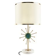 Настольная лампа 56 см, LOFT IT Agate 10514T Green, золото