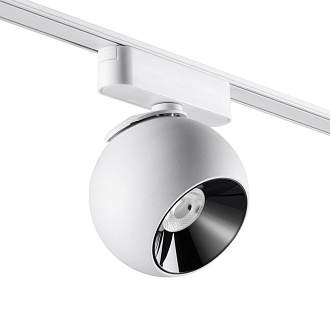 Трековый светильник для низковольтного шинопровода 11,5*10* см, LED 12W*3000 К, Novotech Shino Smal, белый, 359267