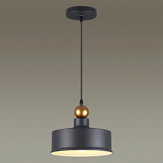 Подвесной светильник Odeon Light Bolli 4088/1 черный, диаметр 25 см