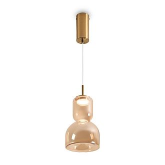 Подвесной светильник *14*45-235 см, 1*LED*6W, 3000K, Freya  FR5636PL-L6AM, Латунь