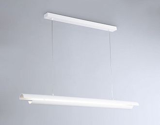 Подвесной светодиодный светильник 94,5*6*6-106 см, **W, 4200K, Ambrella Light Techno Spot TN71336, белый