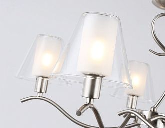 Подвесная люстра **79- см, 5*E14*40W, K, Ambrella Light High Light LH57081, никель