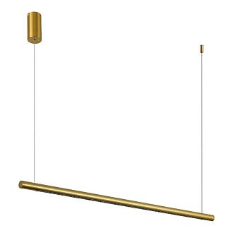 Линейный светильник 120*10*120 см, 1*LED*28W, 4000K, ST-Luce PARILLA SL6238.313.01, латунный