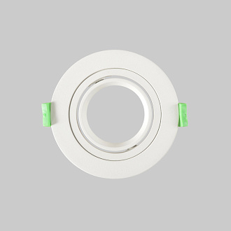 Встраиваемый светильник 10 см, Crystal Lux CLT 001C1 WH V2, белый, вр 8 см