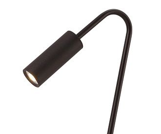 Настольная лампа 20*46 см, LED 5W, 4000K Грау черный Kink Light 07045-1,19