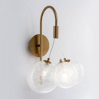 Настенный светильник 22*35*42 см, 3xG9 MODESTYLE MS.6119.03 BS латунь