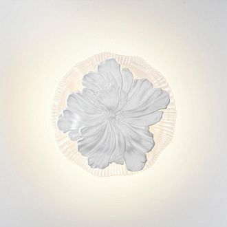 Бра 21,5 см, 9W, 3000K, ODEON LIGHT FIORE 6614/8WL белый