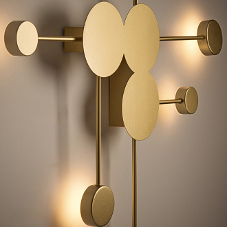 Бра 74 см, 20W, 3000K, Freya Wonder FR5440WL-L18G, золото