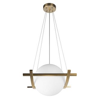 Подвесной светильник 38*38*-27,5 см, 1*E27*40W, LOFT IT Swing 10424/250, бронзовый