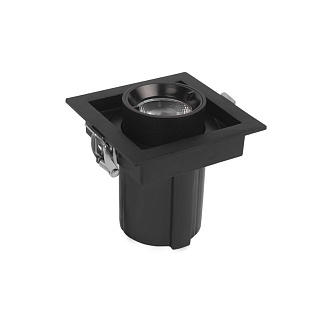 Встраиваемый светильник 10*10*10 см, 1*LED*12W 4000K LOFT IT Apex 10327/D Black черный, вр 7,5*14,5 см