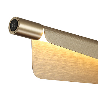 Светильник 127 см, 24W, 3000K, Odeon Light 7017/24LB, брашированная латунь