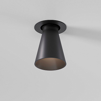 Потолочный акцентный светильник 6,4*6,4*9,6 см, 8W 3000K Elektrostandard Bell 25097/LED черный, вр 5,1 см
