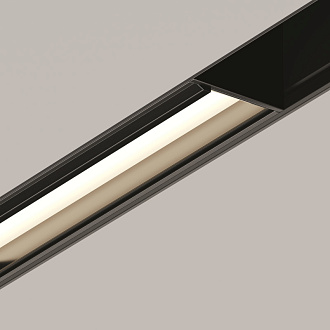 Светильник 21,9*2,2*4,6 см, LED, 12W, Maytoni Technical Parete TR106-4-12W-DS-B черный, 3000-6000K, 120°, Dim Exility