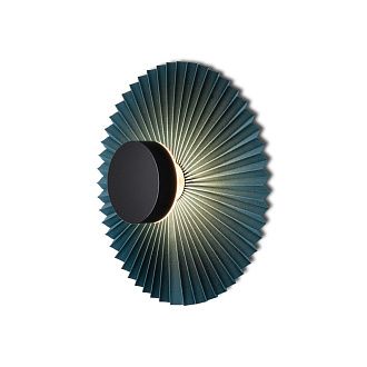 Бра 30*30*-30 см, 1*LED*6W, 3000K, Freya  FR5634WL-L6DB, Черный/сине-зеленый