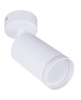 Точечный светильник 5,5*10 см, 1 GU10*15W,  К, Arte Lamp Imai A2365PL-1WH,