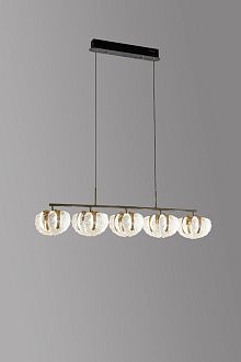 Люстра 78156-5C, L1150 x H350 LED, 280W, 3000/4000/6000K, Alva Donna, GD/Gray