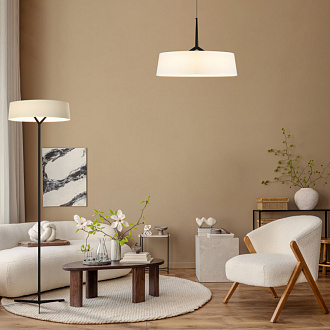 Торшер 150 см, 15W, 3000K, Freya Vabi FR6132FL-L15B, черный