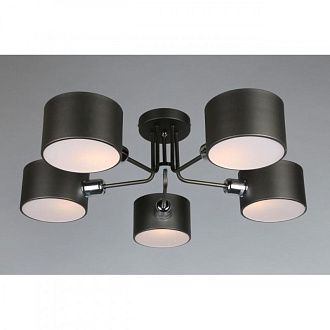 Люстра 70*32 см, 5*E27, 40W, Omnilux Omnilux 545 OML-54507-05, коричневый
