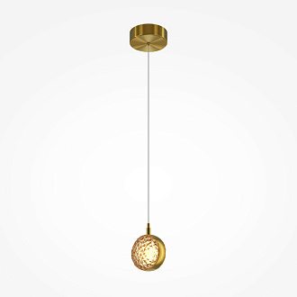 Подвесной светильник 14*13*318 см, LED, 3000К, Maytoni Mind MOD299PL-L10BS3K латунный