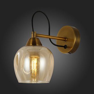 Светильник настенный 13 см, 60W,  EVOLUCE  ACROSLE110001-01  Бронза