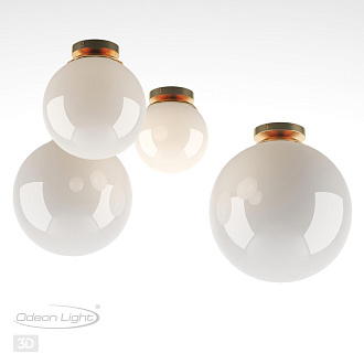 Светильник 20 см Odeon Light Bosco 4248/1C, золотистый