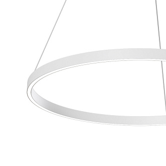 Подвесной светильник 80*127,5 см, LED, 51W, 4000К, Maytoni Rim MOD058PL-L42WK белый