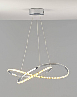 Подвесной светодиодный светильник 66*100 см, LED 120 W, Moderli Ello V2787-PL Хром