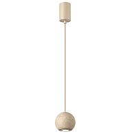 Подвесной светильник 7 см, 5W, 3000K, Odeon Light Hightech Dex 6625/5L, камень