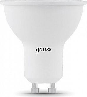 101506107 Лампа Gauss MR16 7W 600lm 3000K GU10 LED 1/10/100