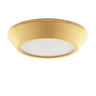 Светильник накладной 12*3 см, 8W, 4000К Urbano mini Lightstar 214734 золото
