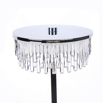 Настольная лампа 32 см, 7W, 4000K, Lumion 8204/1TL, черный-хром