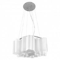 Люстра подвесная Lightstar Simple Light 802160 белая, диаметр 54 см