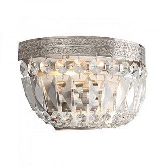 Бра 14*25*15 см, 2*E14, 40W, Aployt Lidi APL.757.11.02, никель