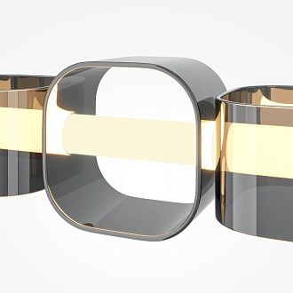 Подвесной светильник 12*18*330 см, LED*22W, 3000K, Maytoni Ritmo MOD381PL-L45CH3K, хром