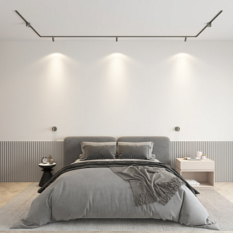 Светильник на шине 4,5*10 см, 10W, 3000К, Denkirs SHINE SPOT DK5741-DN никель