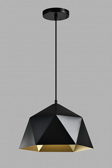 Подвесной светильник 38*123 см, E27 60 W, Moderli Genoa V10482-1P Черный
