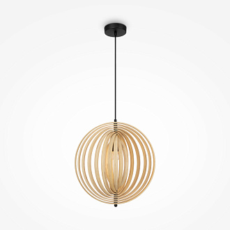 Подвесной светильник  43 см, E27 1 40W, К, Черный Maytoni Roots MOD197PL-01W